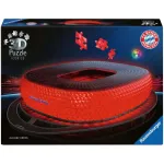 3D-pusle Ravensburger Allianz Arena, 46.6 cm x 35.5 cm, 216 tk, punane v.