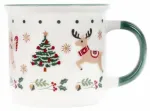 J&otilde;ulutass Homla Unis 711152, valge v./roheline v., 0.4 l