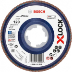 Kroonlehine lihvimisketas Bosch X-Lock, 125 mm x 22.23 mm