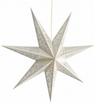 Dekoratsioon "T&auml;rn", 75 cm, valge