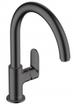 K&ouml;&ouml;gisegisti Hansgrohe Vernis Blend M35 260, must v.
