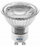 Lambipirn GTV LED, GU10, 6400 &deg;K, GU10, 5 W, 400 lm