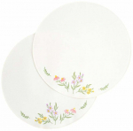 Lauamatt Homla 244095, 38 cm x 38 cm, 2 tk, Valge v.