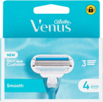 Raseerija, komplekt Gillette Venus Smooth, 4 tk