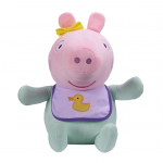 Pehme m&auml;nguasi siga Peppa Pig, roheline v./roosa v., 15 cm
