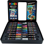 Universaalne markerite komplekt Posca Pop Colours, &uuml;hepoolsed, mitmev&auml;rviline, 20 tk