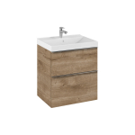 Valamualune vannitoa kapp Elita Look 60 2DR, tammepuidu imitatsioon v., 44.9 cm x 60 cm x 63.5 cm