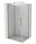 Du&scaron;ikabiin Mexen Velar L 871-090-070-03-50, ristk&uuml;lik, aluseta, 90 cm x 70 cm x 200 cm, kuld v./l&auml;bipaistev