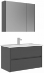 Vannitoa m&ouml;&ouml;bli komplekt Kalune Design Arno, hall v., 45 cm x 85 cm x 52 cm
