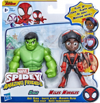 Kujukeste komplekt Hasbro Spiderman Spidey Hulk & Miles Morales F2245, 2 tk, mitmev&auml;rviline