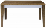S&ouml;&ouml;gilaud pikendatav Kalune Design Cunda 2981, valge v./p&auml;hklipuu v., 140 - 175 cm x 80 cm x 75 cm
