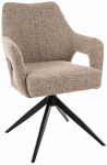 S&ouml;&ouml;gitoa tool Olsen Noelle, matt, must v./tume beež v&auml;rv, 47 cm x 59 cm x 86 cm