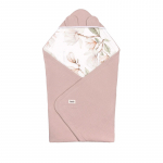 Beebi tekk-&uuml;mbrik Lionelo Travel Swaddle, roosa v./pruunikas v.