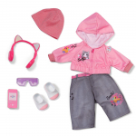 Riiete komplekt nukule, koos tarvikutega Zapf Creation Baby born Cool Girl 840009, mitmev&auml;rviline