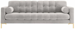 Diivan Cosmopolitan Design Bali Velvet Bluvel 03, kuld v./h&otilde;be v., 96 x 177 cm x 75 cm