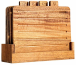 L&otilde;ikelaudade komplekt, koos statiiviga Homla Mooka 242818, pruun v., 28 cm x 22 cm