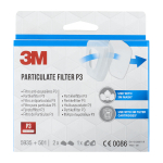 Maskifilter 3M T5935K, valge v., 2 tk