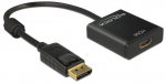 Adapter Delock Displayport 1.2 to HDMI Display port male, HDMI female, 20 m, must v.