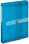 Kummiga kaust Herlitz, A4 L&auml;bipaistev/Sinine