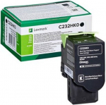 Toonerikassett Lexmark C232HK0, must v.