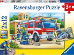 Pusle Ravensburger Police And Firefighters 07574, 24 tk