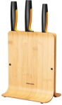 K&ouml;&ouml;ginugade komplekt Fiskars Functional Form Bamboo Knife Set 1057553, 3 tk