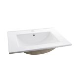 Vannitoa kraanikauss Domoletti ACB7606, keraamiline, 60 cm x 46 cm x 18 cm, valge