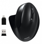 Juhtmevaba arvutihiir Port Designs 900706-BT, must v.