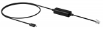 Kaabel Yealink EHS35 - Wireless Headset Adapter 1300038 Micro USB, RJ-9, must v.