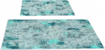 Vannitoamattide komplekt Foutastic 299ANR1653, mitmev&auml;rviline, 150 cm x 60 cm