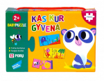 Arendav m&auml;ng Dream Makers Baby puzzle Kas kur gyvena? Who Lives Where?, 13 cm, mitmev&auml;rviline, 24 tk