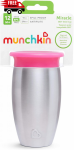 Laste kruus Munchkin Miracle 360 01245101, 296 ml, 1 aasta, plastik/roostevaba teras, roosa v.
