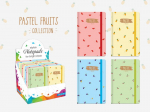 M&auml;rkmik Lastva Pastel Fruits, ruuduline, A6, 96 lehte, (v&auml;rv/disain valitakse juhuslikult)
