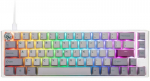 Juhtmega m&auml;nguklaviatuur Ducky One 3 Mist Grey SF Cherry MX Silent Red, Inglise (US), valge v./hall v./helehall v.
