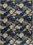 Vaip sise Hakano Arlen Leaves, kuldne v./must v., 220 cm x 160 cm