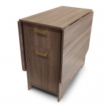 Laud pikendatav Domoletti, tamm v., 40 - 160 cm x 80 cm x 75 cm