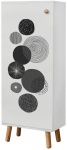 Kingakapp Kalune Design Vegas B 941, pruun v./valge v./must v., 38 cm x 50 cm x 135 cm