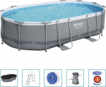 Bassein, raamiga Bestway Power Steel 56448, hall v. 488 cm x 305 cm x 107 cm