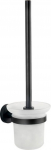 WC hari Mexen Tiber, l&auml;bipaistev/must, 11.5 cm x 37 cm x 14.5 cm