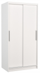 Riidekapp ADRK Asten 100, valge v., 58 cm x 100 cm x 200 cm