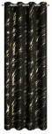 &Ouml;&ouml;kardin Lani, kuldne v./must v., 140 cm x 250 cm