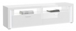 TV-laud MC Akcent Skylight, valge v., 201 cm x 46 cm x 58 cm