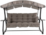 Aiakiik Patio Ravenna Black Edition, must v./pruunikas v., 209 cm x 132 cm x 171 cm