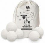 Pesukuivatuspallid Sipo S-DB6P, valge v., 7 cm x 7 cm