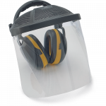 M&uuml;rasummutavad k&otilde;rvaklapid, kaitsevisiiriga Ear Defender Secure 2H, l&auml;bipaistev v./hall v., Universaalne suurus