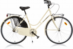 Jalgratas linna- Dino Bikes Olanda, 26 ", 17'' raam, kreemjasvalge