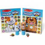 Kleebis, komplekt, loomad Melissa & Doug Sticker WOW!, mitmev&auml;rviline