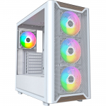 Arvuti korpus Montech XR Wood, valge v.