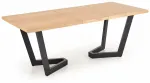S&ouml;&ouml;gilaud pikendatav Massive 2, tamm v./must v., 160 - 250 cm x 90 cm x 77 cm