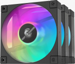 Ventilaator Deepcool FD12 ARGB 3in1, 489 g, 12 cm, must v., 3 tk